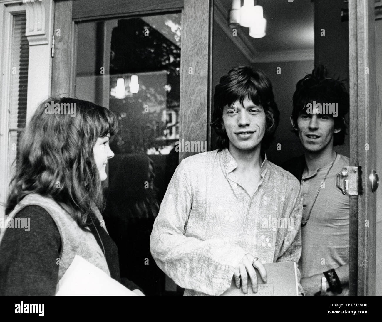 Mick Jagger and Keith Richards of the Rolling Stones, 1967