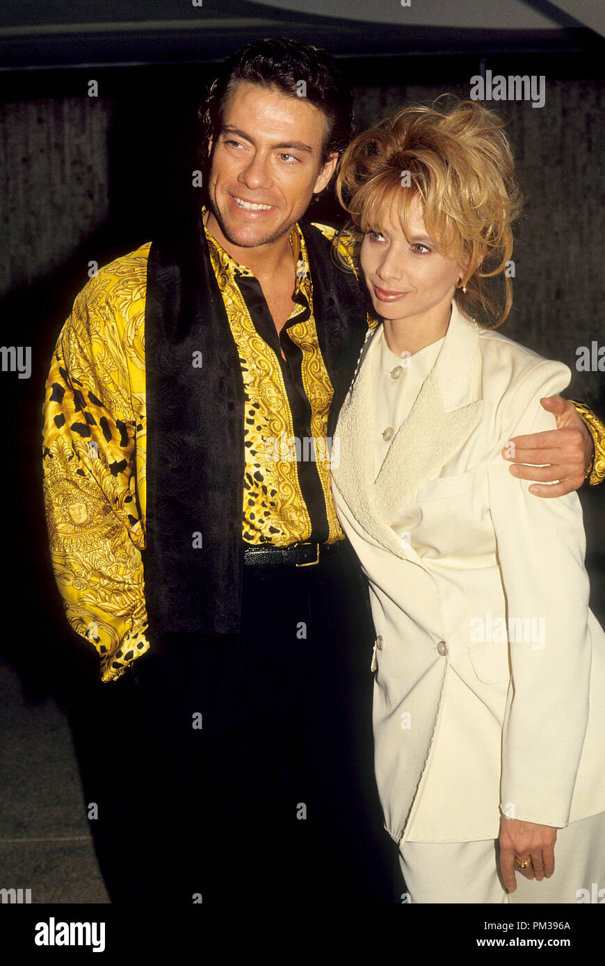 Jean-Claude Van Damme and Rosanna Arquette, 1993.  File Reference # 1275 002JRC Stock Photo