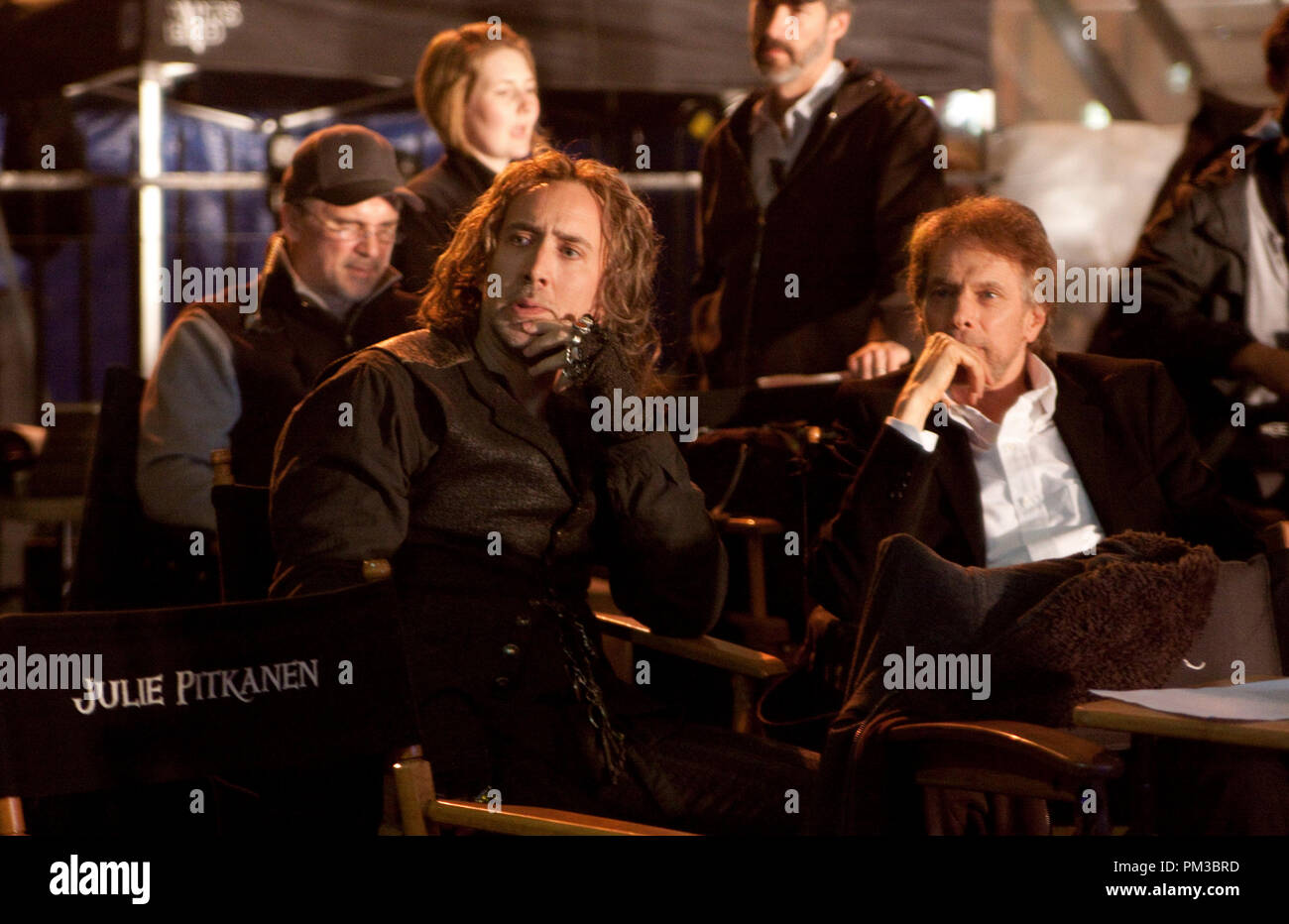 "THE SORCERER'S APPRENTICE" 2010 (LR) Nicolas Cage, Jerry Bruckheimer