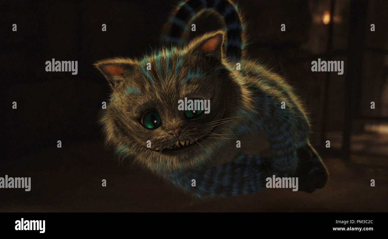 'ALICE IN WONDERLAND'  Final Film Frame  The Cheshire Cat  ©Disney Enterprises, Inc.  All Rights Reserved. Stock Photo