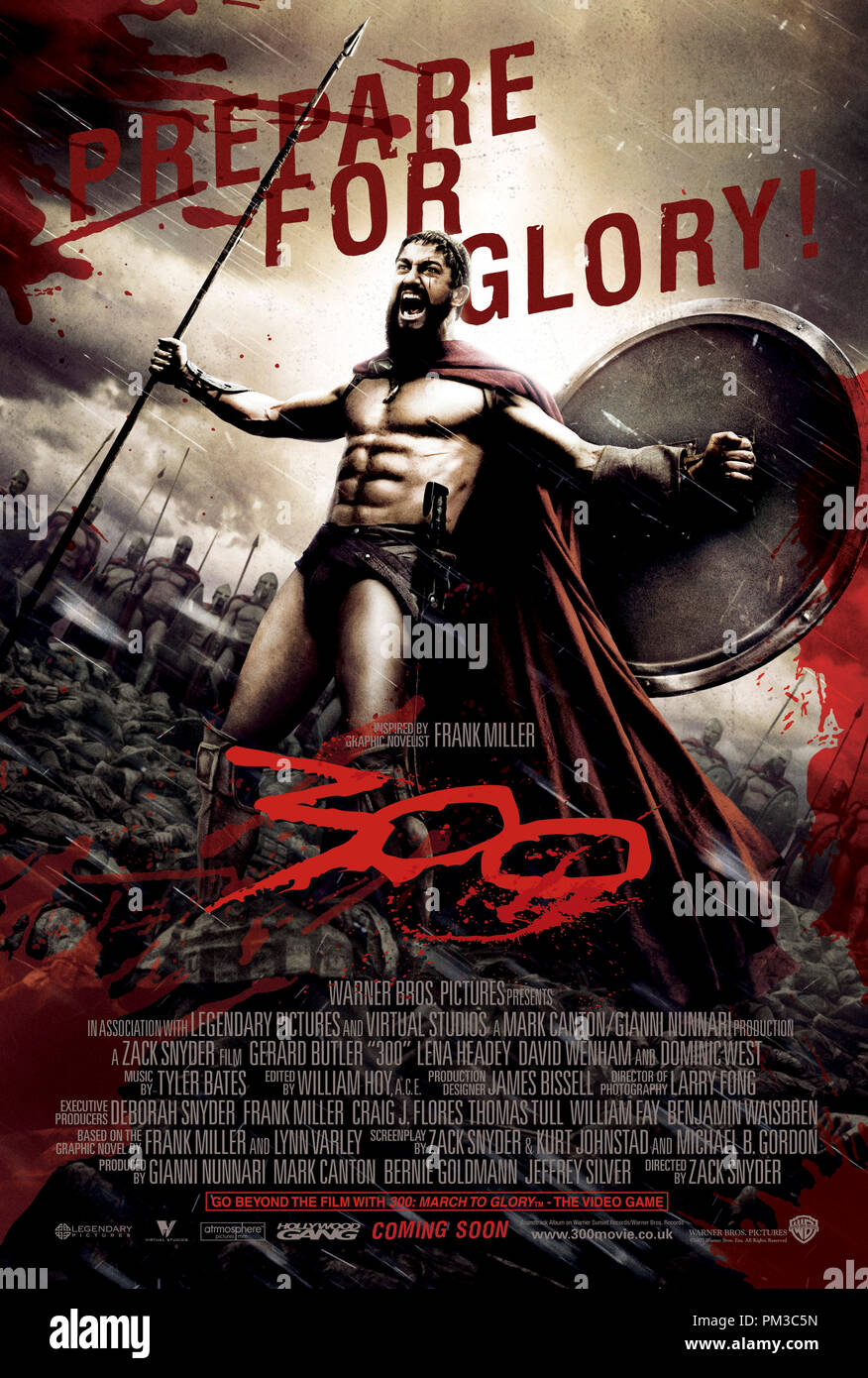 300 Poster - Artwork © 2007 Warner Brothers Stock Photo