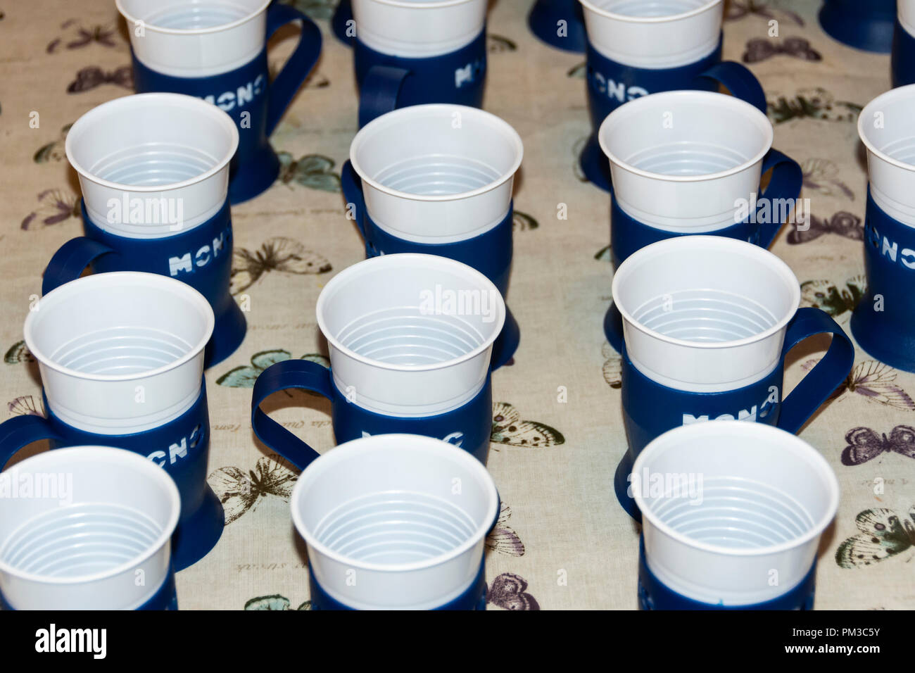 Plastic cups in rows hires stock photography and images Alamy