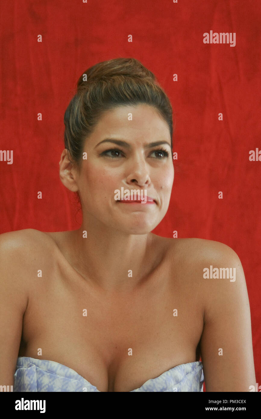 Eva Mendes 'The Other Guys'  Portrait Session, June 28, 2010.  Reproduction by American tabloids is absolutely forbidden. File Reference # 30328 032JRC  For Editorial Use Only -  All Rights Reserved Stock Photo