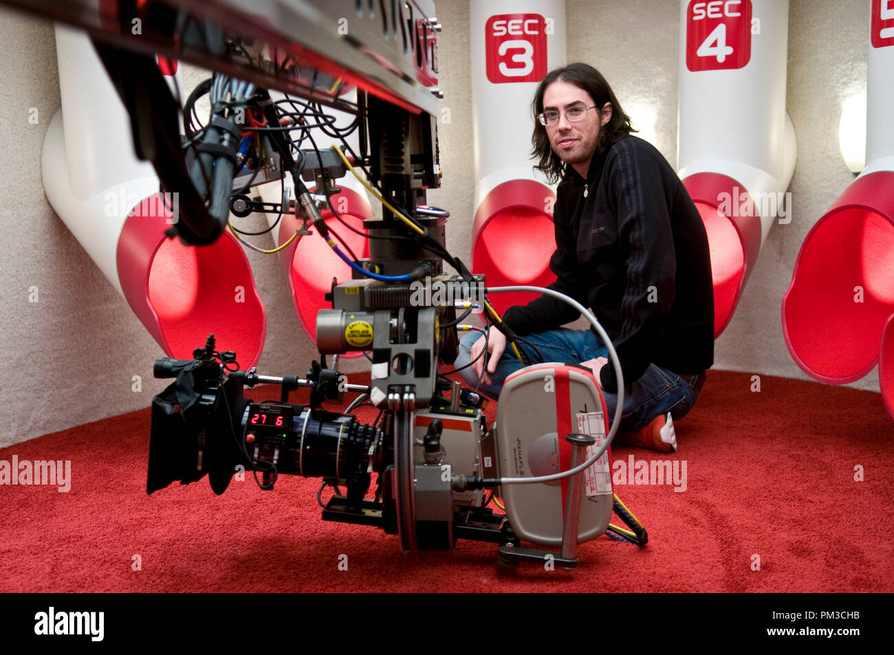 Director BRAD PEYTON on the set of Warner Bros. Pictures’ and Village Roadshow Pictures’ comedy “CATS & DOGS: THE REVENGE OF KITTY GALORE,” a Warner Bros. Pictures release. Stock Photo