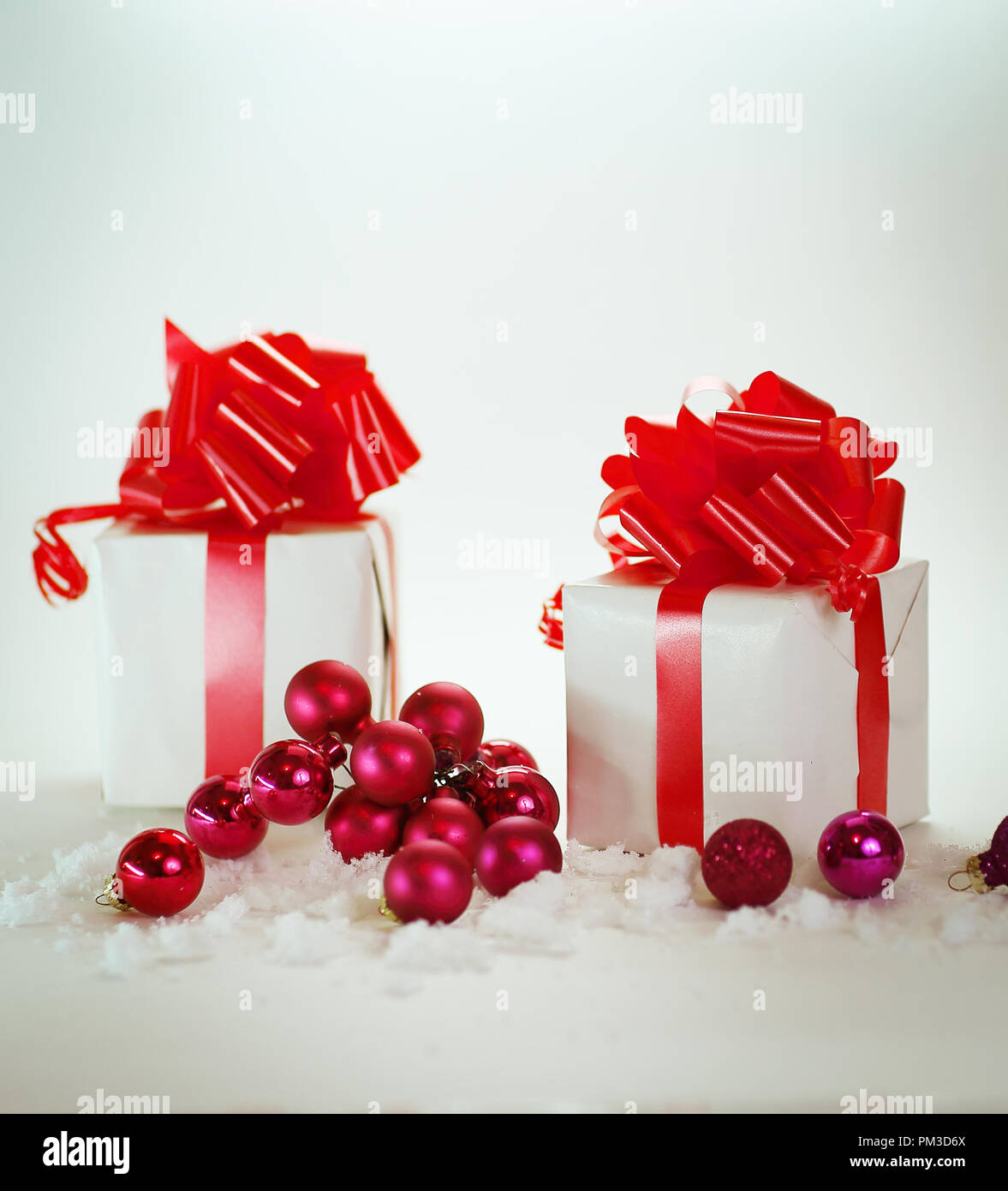 beautiful gift box .isolated on white background Stock Photo