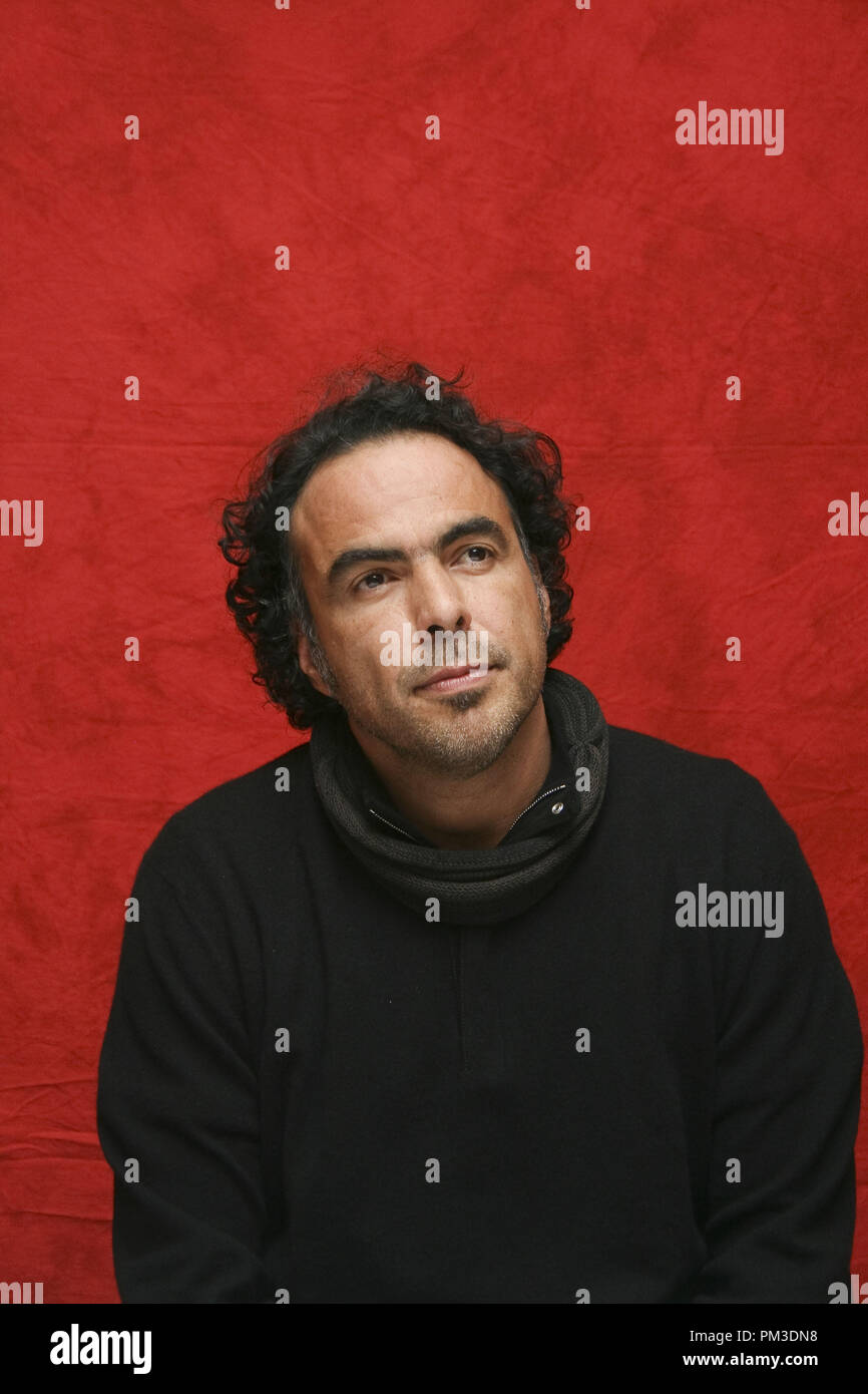 Director Alejandro Gonzalez Inarritu 'Biutiful' Portrait Session, September 11, 2010.  Reproduction by American tabloids is absolutely forbidden. File Reference # 30481 022JRC  For Editorial Use Only -  All Rights Reserved Stock Photo