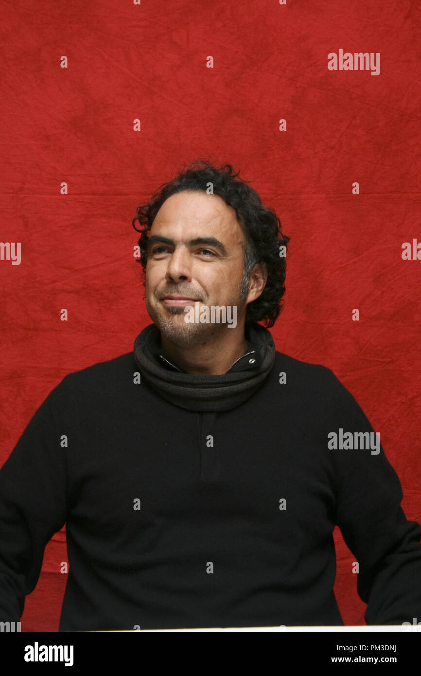 Director Alejandro Gonzalez Inarritu 'Biutiful' Portrait Session, September 11, 2010.  Reproduction by American tabloids is absolutely forbidden. File Reference # 30481 028JRC  For Editorial Use Only -  All Rights Reserved Stock Photo
