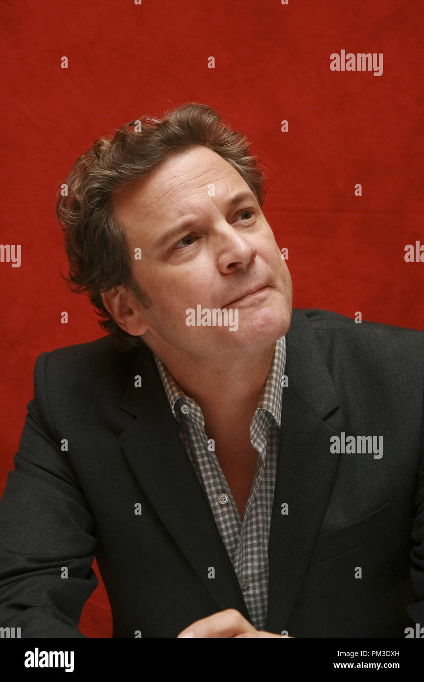 Colin Firth 'The King's Speech' Portrait Session, September 11, 2010.  Reproduction by American tabloids is absolutely forbidden. File Reference # 30485 015JRC  For Editorial Use Only -  All Rights Reserved Stock Photo