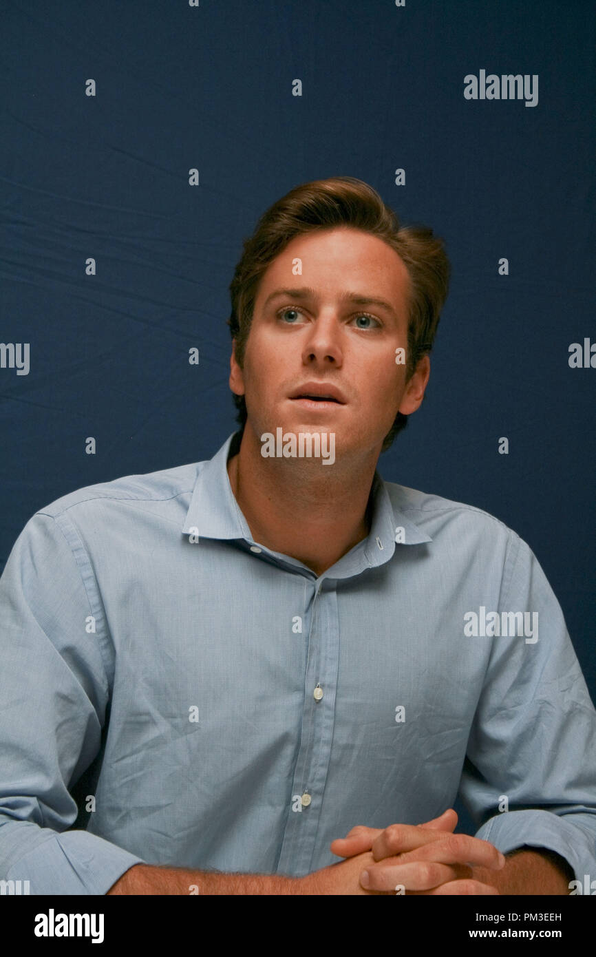 Armie Hammer "The Social Network" Portrait Session, September 25, 2010
