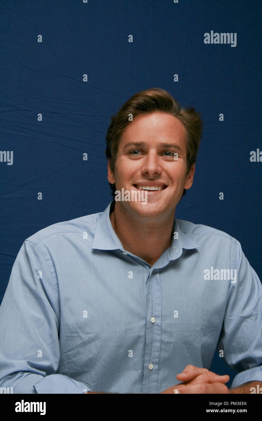 Armie Hammer "The Social Network" Portrait Session, September 25, 2010