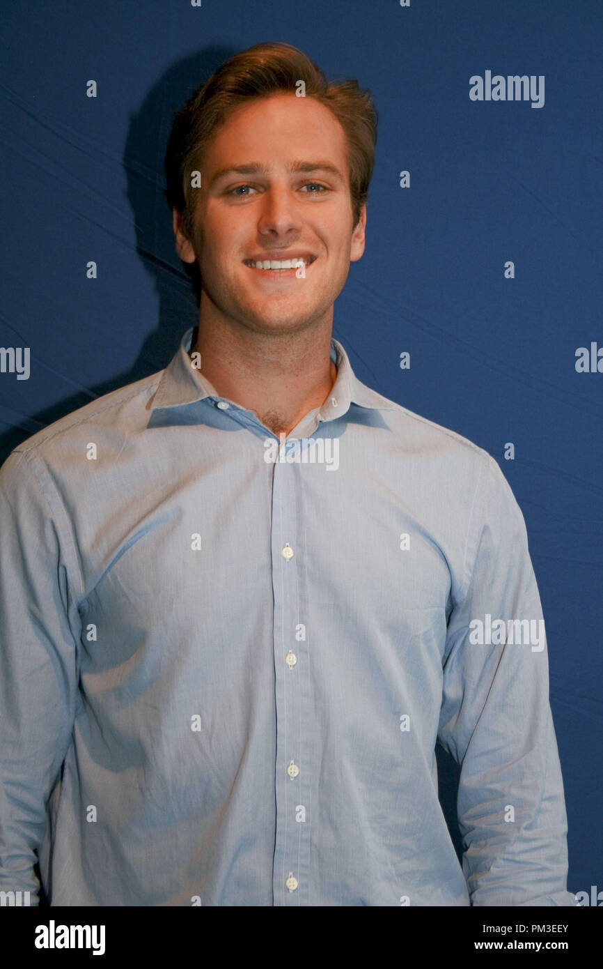 Armie Hammer "The Social Network" Portrait Session, September 25, 2010
