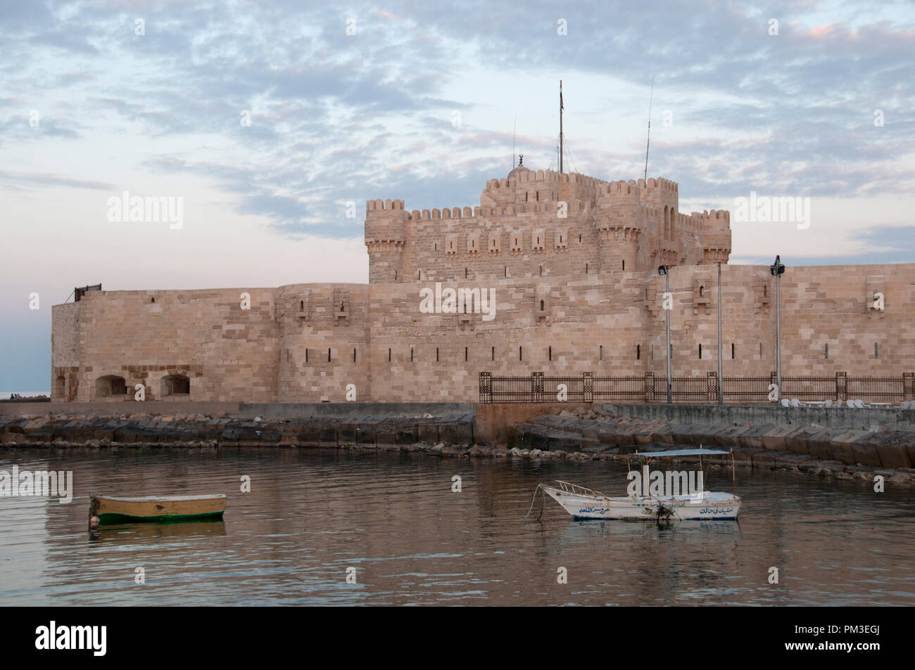 Egypt, Alexandria, 2014. The Citadel. Stock Photo