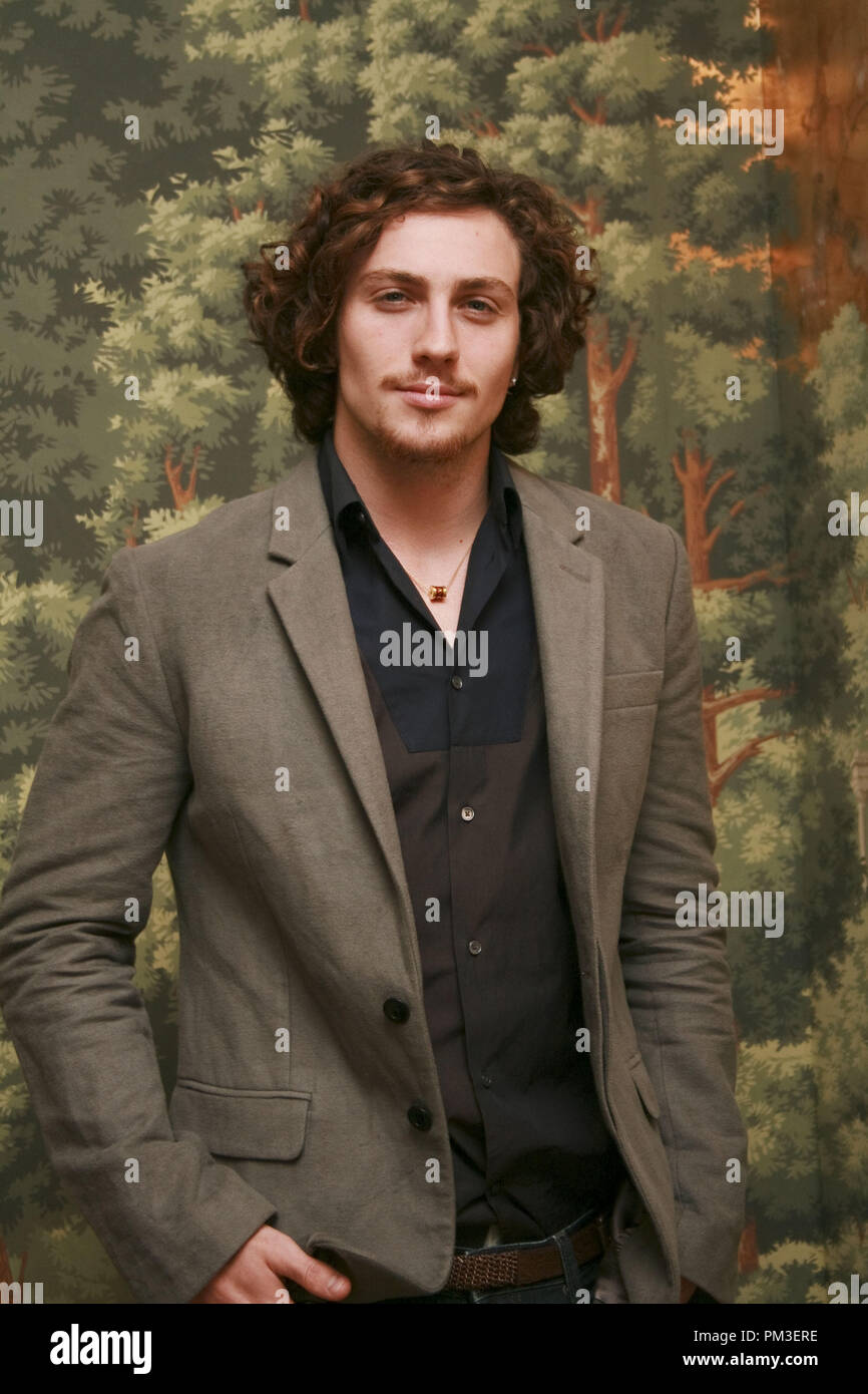 Aaron Johnson 'Nowhere Boy' Portrait Session, September 21, 2010.  Reproduction by American tabloids is absolutely forbidden. File Reference # 30503 015JRC  For Editorial Use Only -  All Rights Reserved Stock Photo