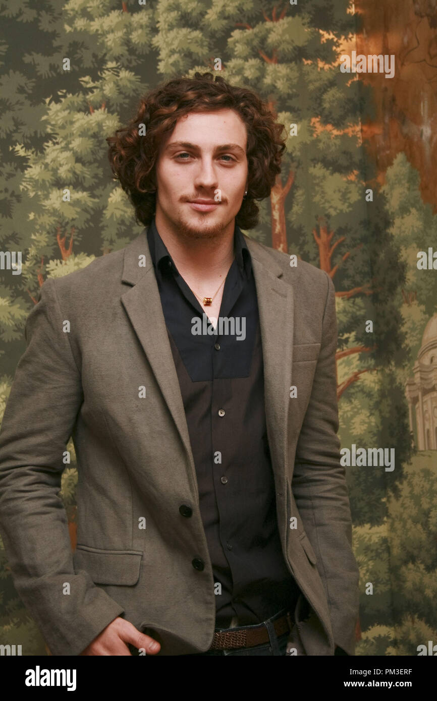 Aaron Johnson 'Nowhere Boy' Portrait Session, September 21, 2010.  Reproduction by American tabloids is absolutely forbidden. File Reference # 30503 016JRC  For Editorial Use Only -  All Rights Reserved Stock Photo