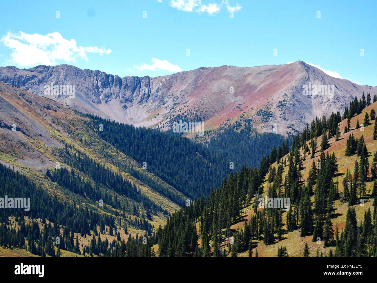 Longs Peak viewed from Estes Park, Colorado Stock Photo