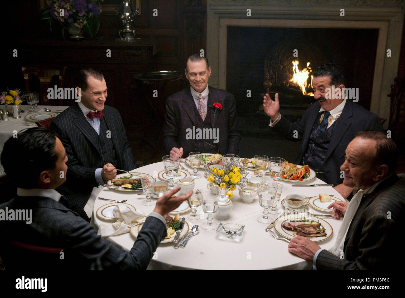 Vincent Piazza, Michael Stuhlbarg, Steve Buscemi, Frank Crudele, Greg Antonacci  'Boardwalk Empire' 2010 Stock Photo