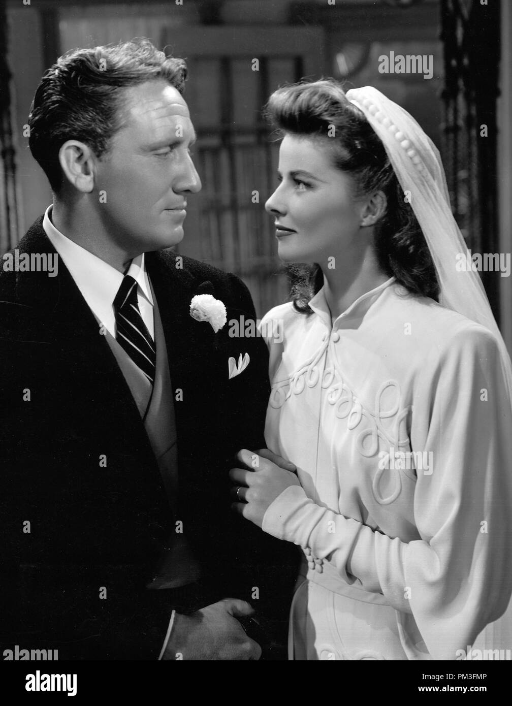 Studio Publicity Still: 'Woman of the Year'  Spencer Tracy, Katharine Hepburn  1942 MGM  File Reference # 30732 1263THA Stock Photo