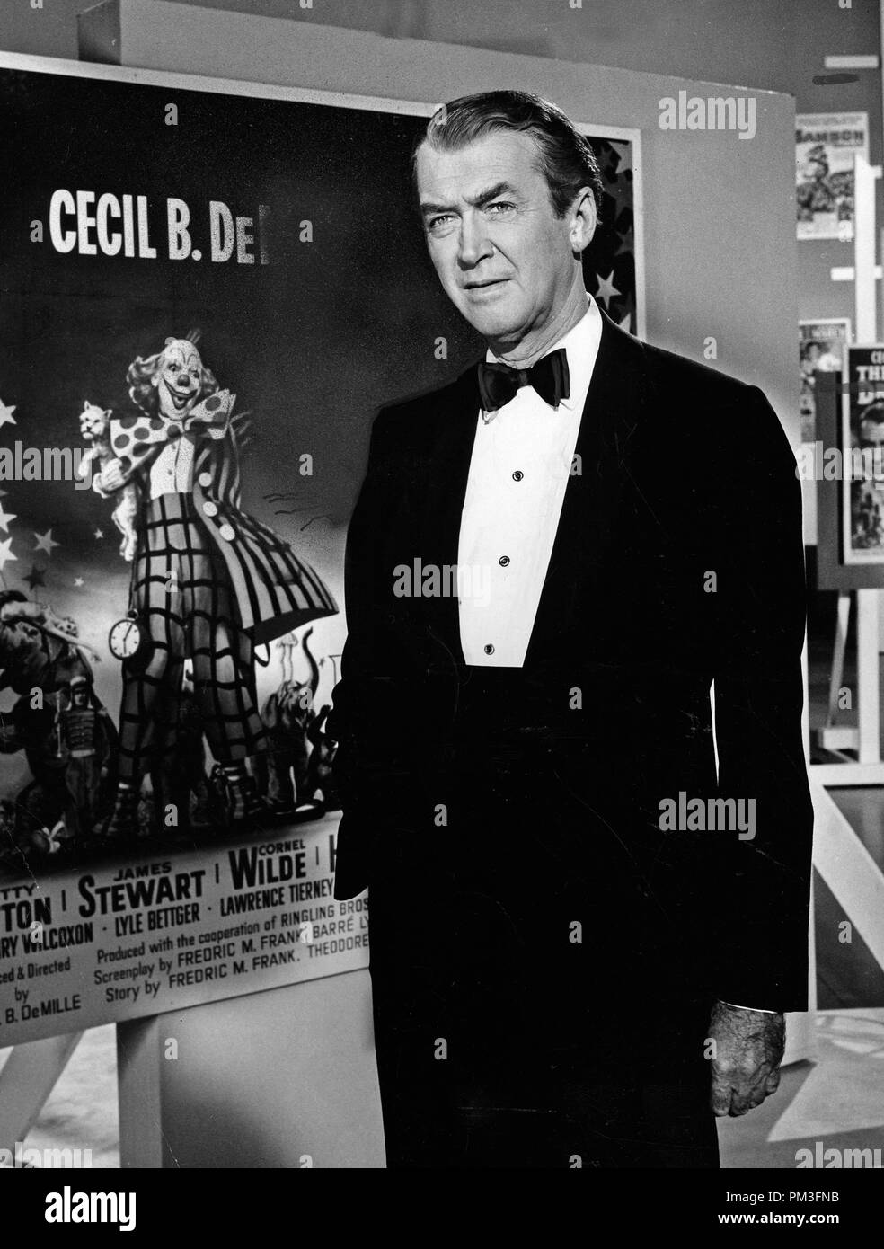Studio Publicity Still: 'The World's Greatest Showman: The Legend of Cecile B. DeMille'  James Stewart   1963   File Reference # 30732 1278THA Stock Photo
