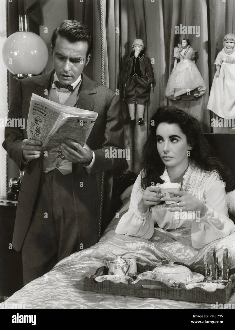 Montgomery Clift and Elizabeth Taylor, 