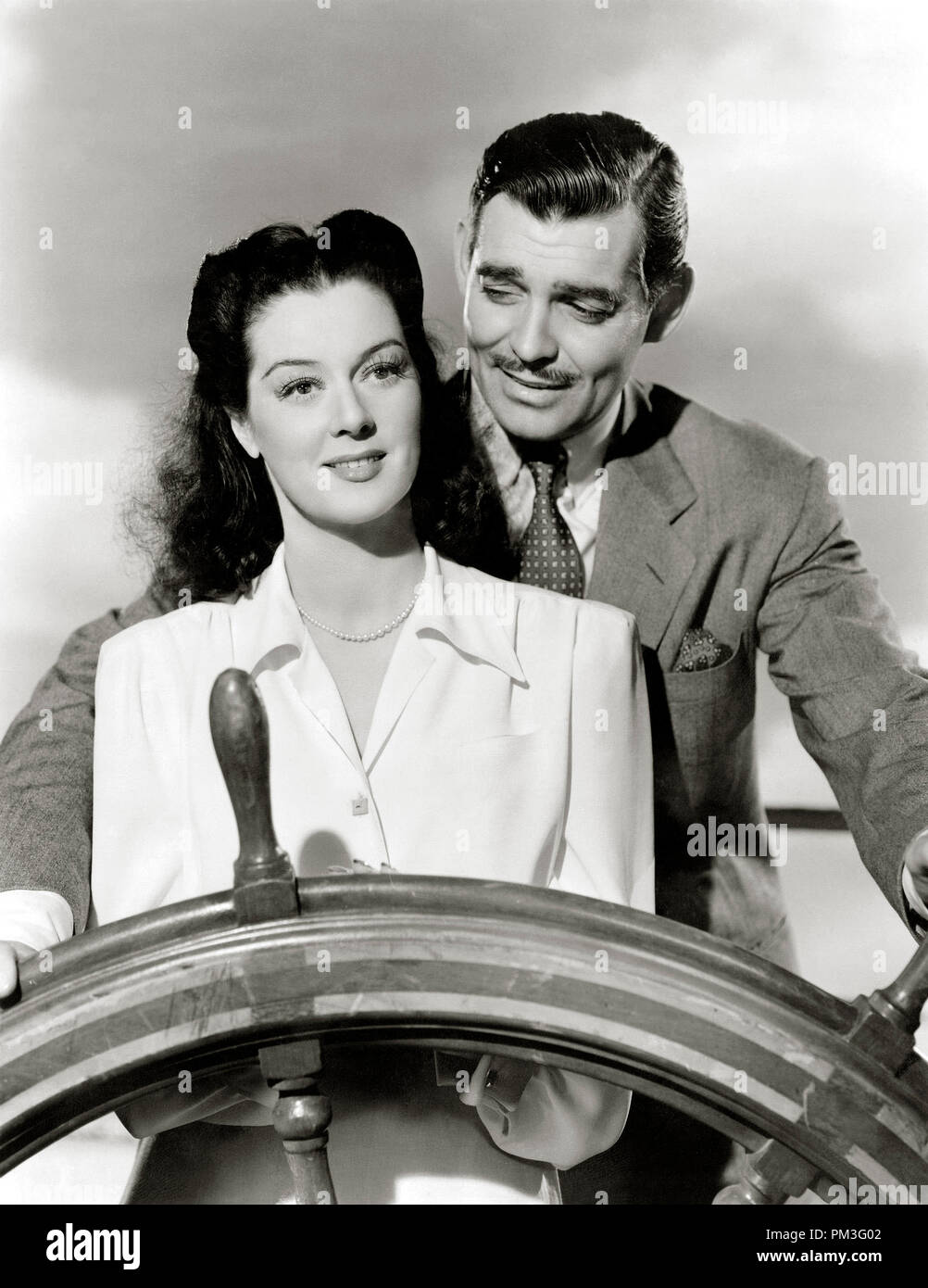 Rosalind Russell and Clark Gable, 'They Met in Bombay' 1941 MGM  File Reference # 30732 286THA Stock Photo