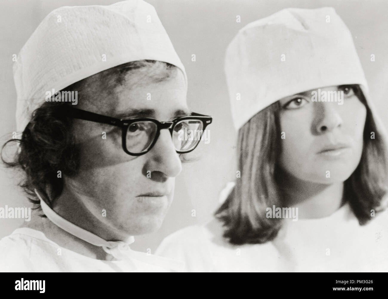 Woody Allen and Diane Keaton, 'Sleeper,' 1973. U/A File Reference # 30732 340THA Stock Photo