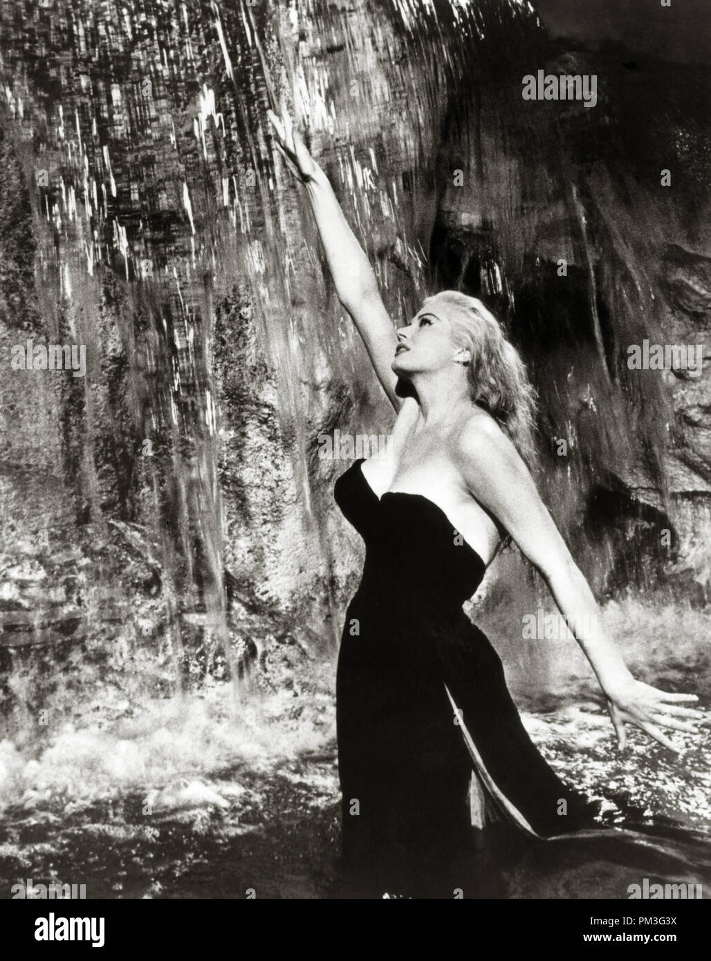 Anita Ekberg, ''La Dolce Vita', 1960.  File Reference # 30732 385THA Stock Photo