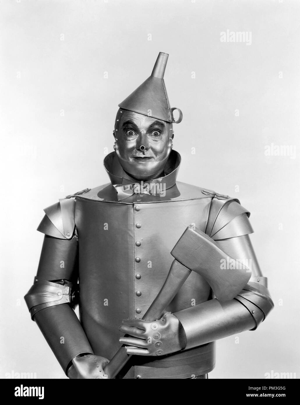 Jack Haley as the Tin Man, 'The Wizard of Oz' 1939 MGM File Reference # 30732 427THA Stock Photo