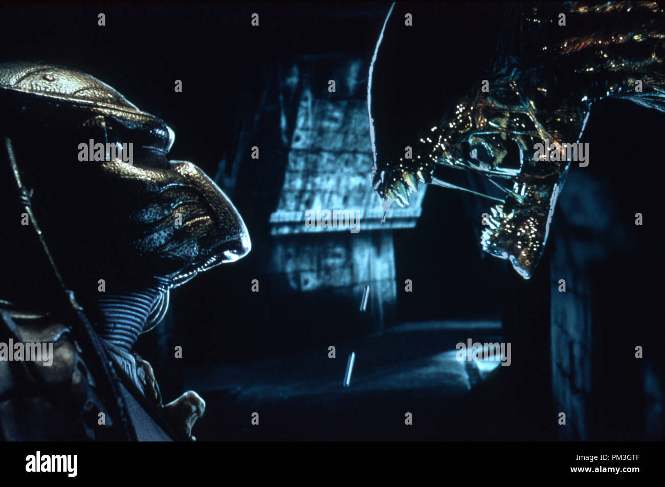 Film Still from 'Alien vs. Predator' Predator, Alien © 2004 20th Century Fox Photo Credit: Jurgen Vollmer  File Reference # 30735643THA  For Editorial Use Only -  All Rights Reserved Stock Photo