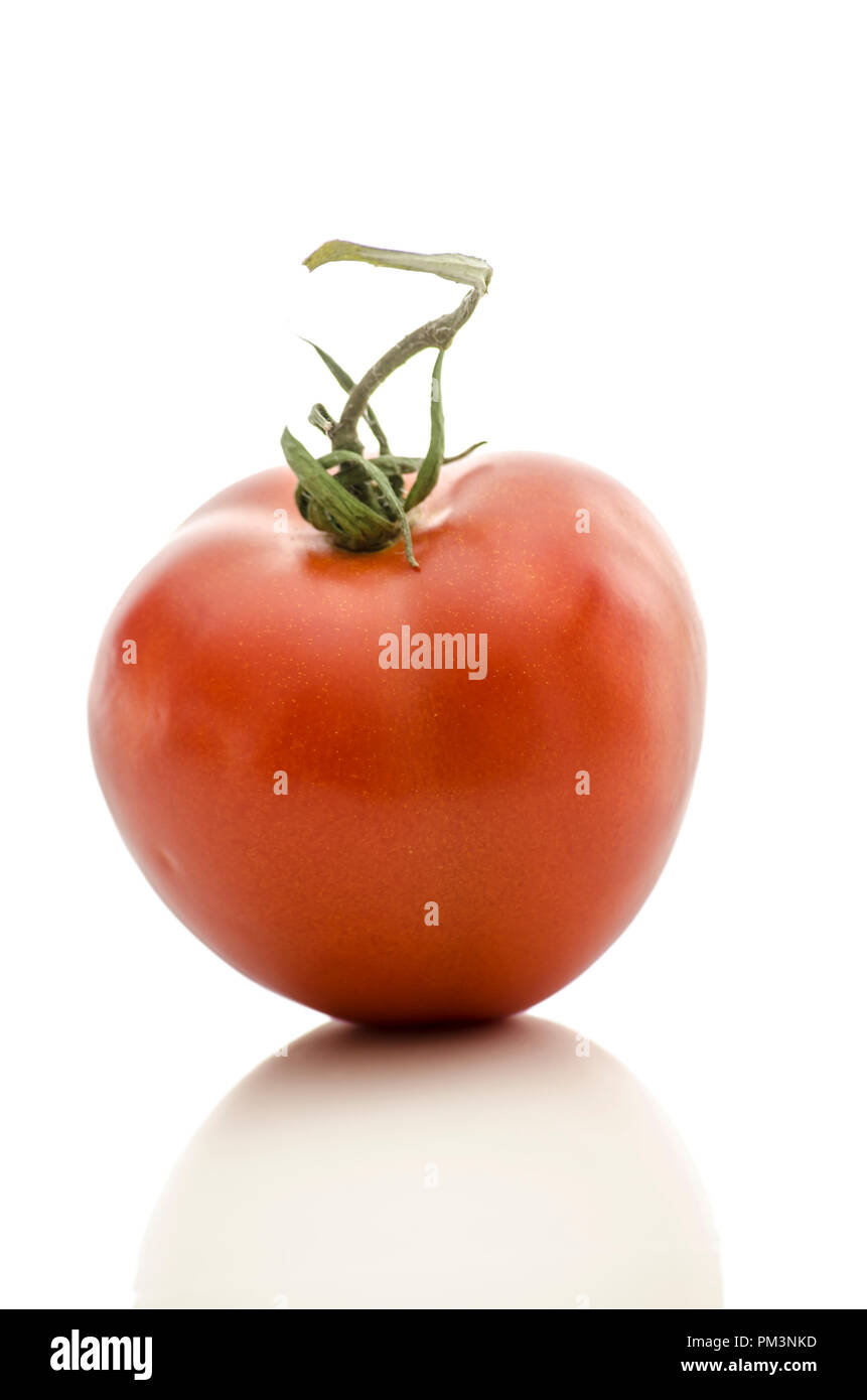 Tomato isolated on a white background Stock Photo - Alamy