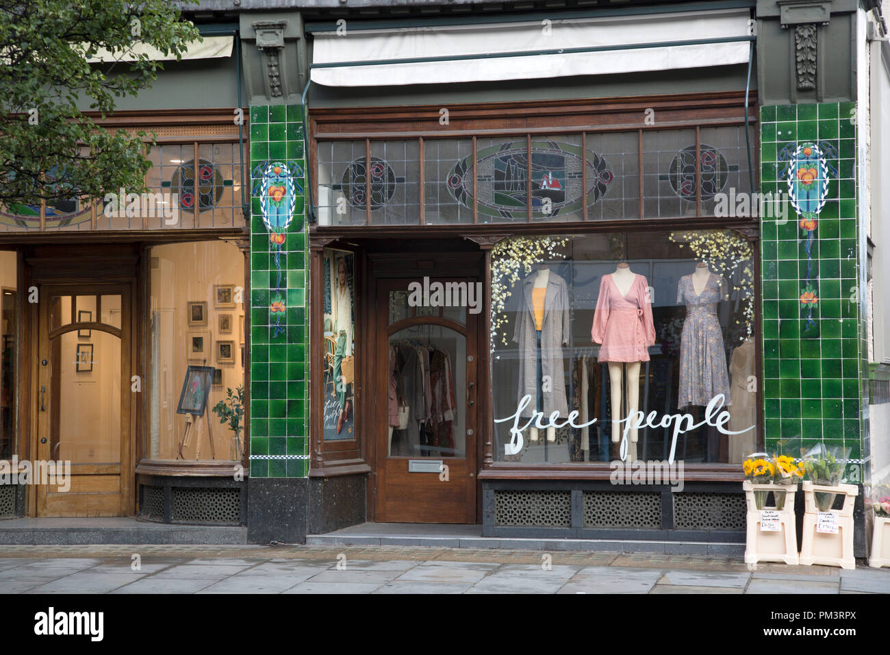 Anthropologie Clothes Shop, Kings Road, Chelsea, London; England; UK