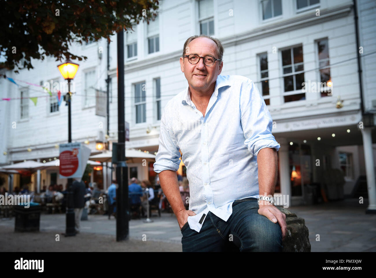Julian Leefe-Griffiths, representing The Tunbridge Wells Hotel and The Pantiles in Royal Tunbridge Wells, Kent, one of the 38 high streets shortlisted in the Great British High Street Awards 2018, which is sponsored by Visa and being run by the Ministry of Housing, Communities & Local Government. Stock Photo