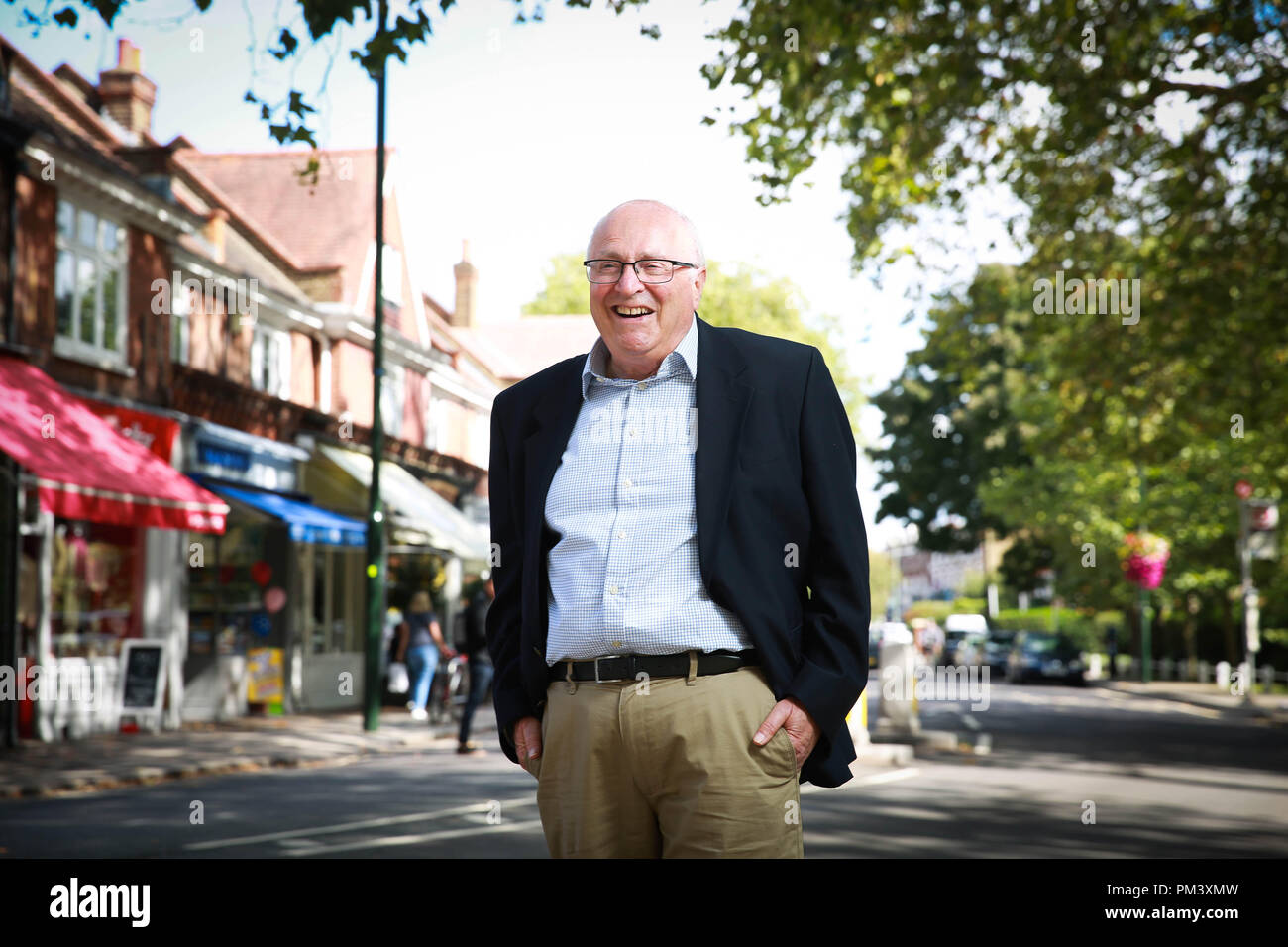 Steven Mindel representing Barnes Community Association for Barnes High Street, one of the 38 high streets shortlisted in the Great British High Street Awards 2018, which is sponsored by Visa and being run by the Ministry of Housing, Communities & Local Government. Stock Photo