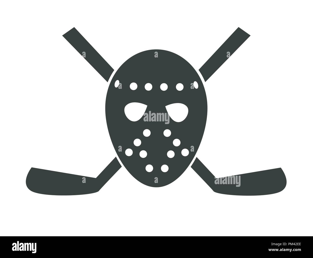 Horror hockey Mask for Halloween Stock Vector Image & Art Alamy