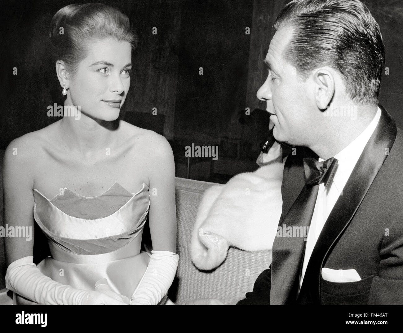 Grace Kelly and William Holden, circa 1955. File Reference # 1061 058THA Stock Photo