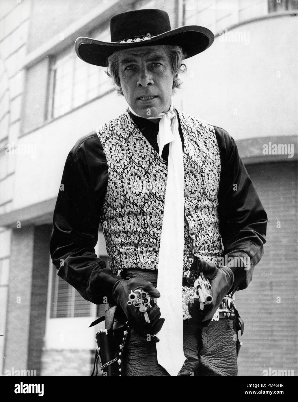 Lee Marvin in character for the film 