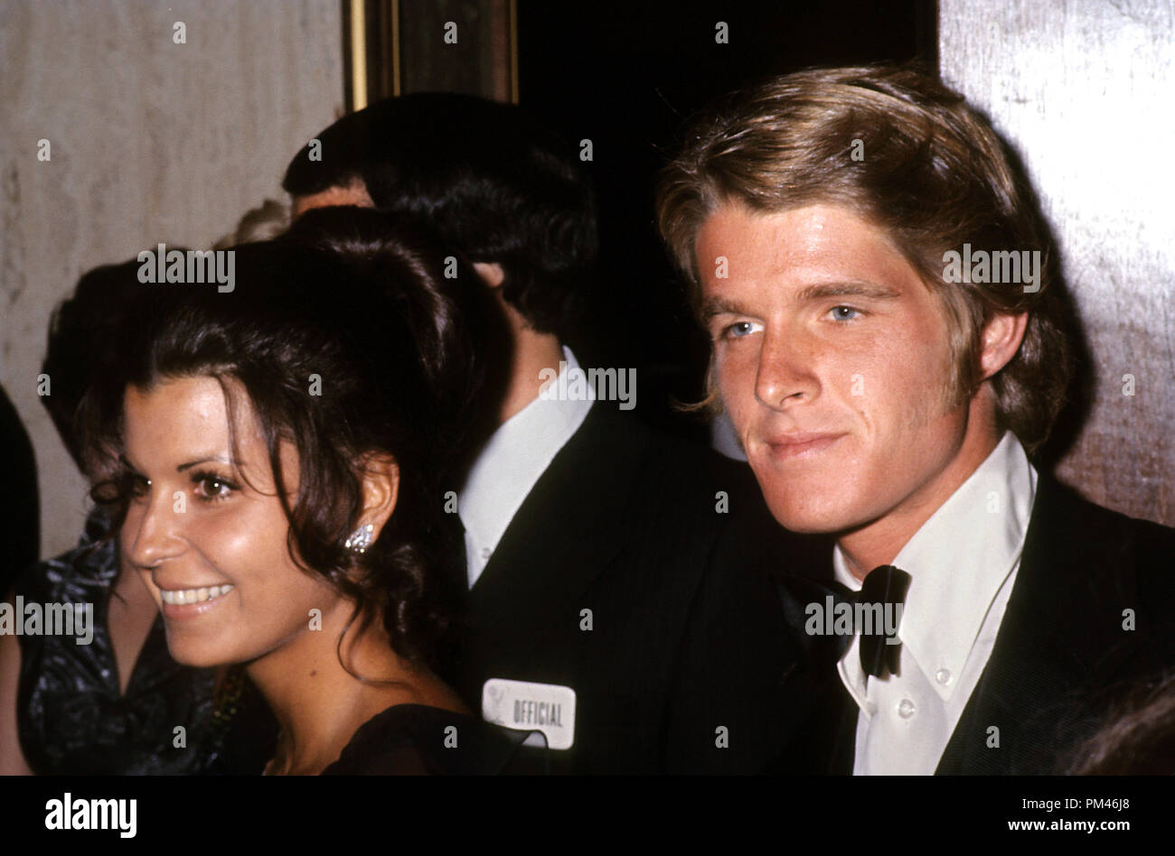 Tina Sinatra with Dean Paul Martin at the Emmy Awards,1970. File Reference #1074 002THA © JRC /The Hollywood Archive - All Rights Reserved. Stock Photo