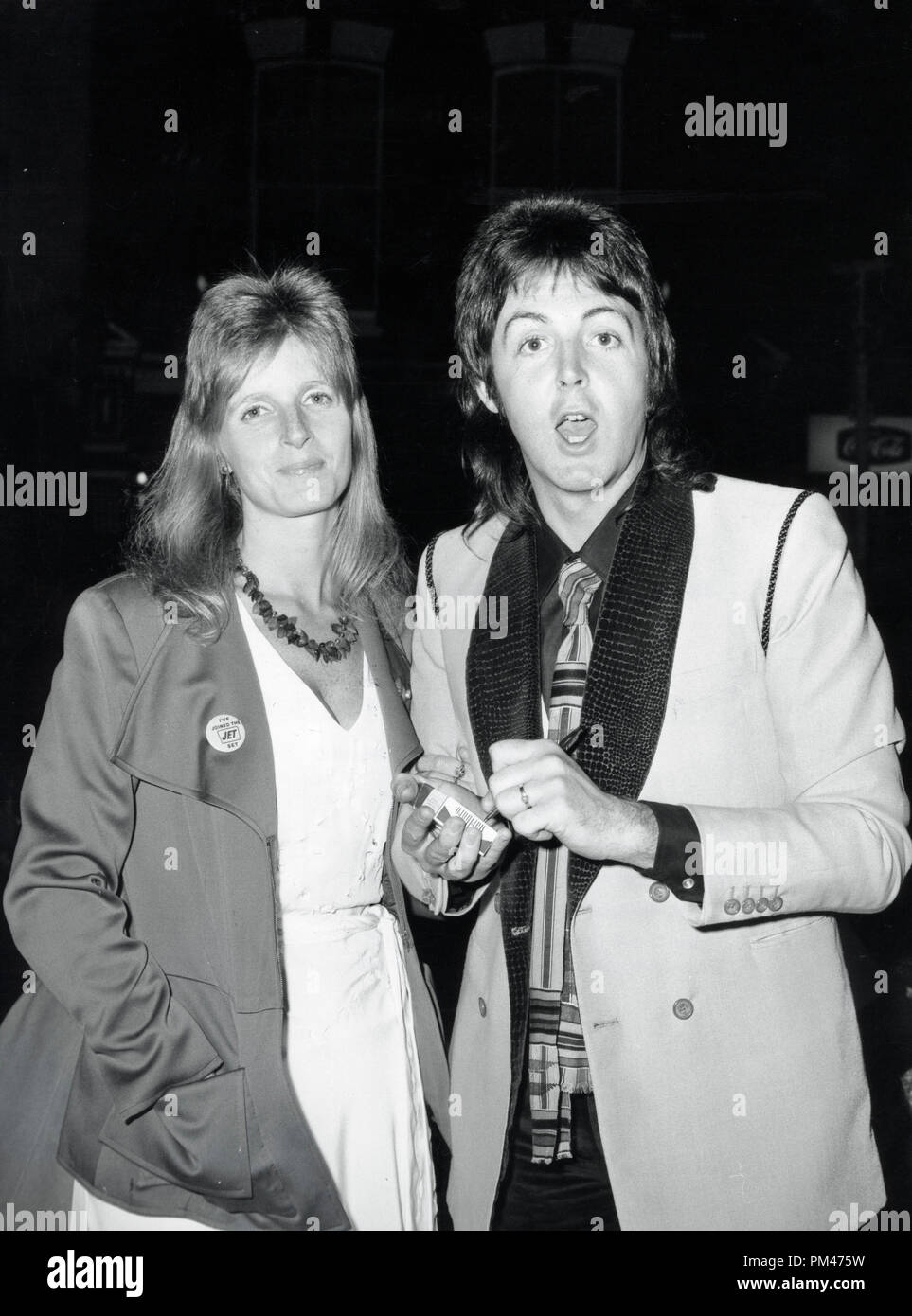 Paul McCartney and Linda McCartney, circa 1973. File Reference # 1105 ...