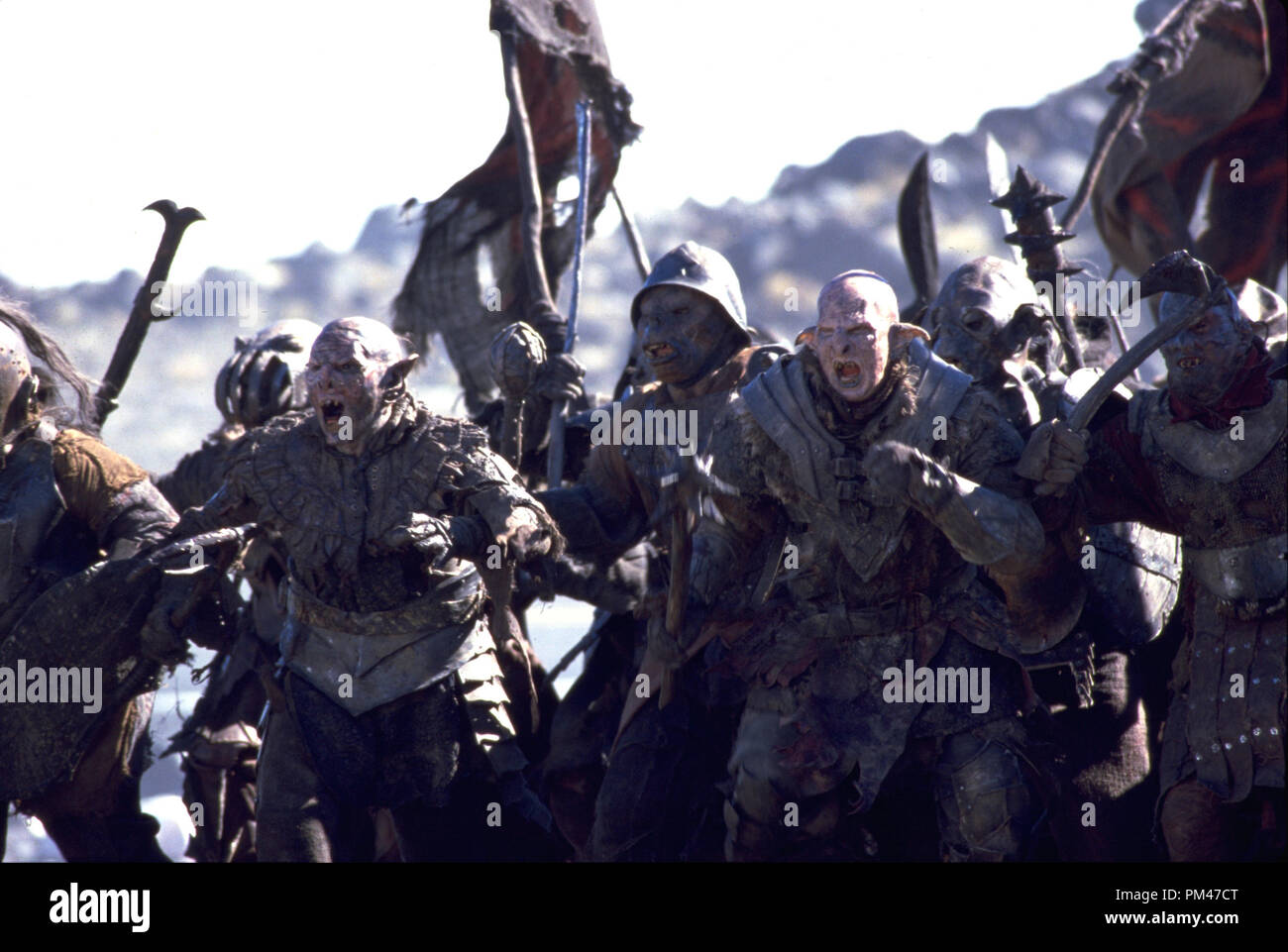 Newline Pictures Presents "Lord of the Rings The Fellowship of the Ring" Orcs © 2001 New Line