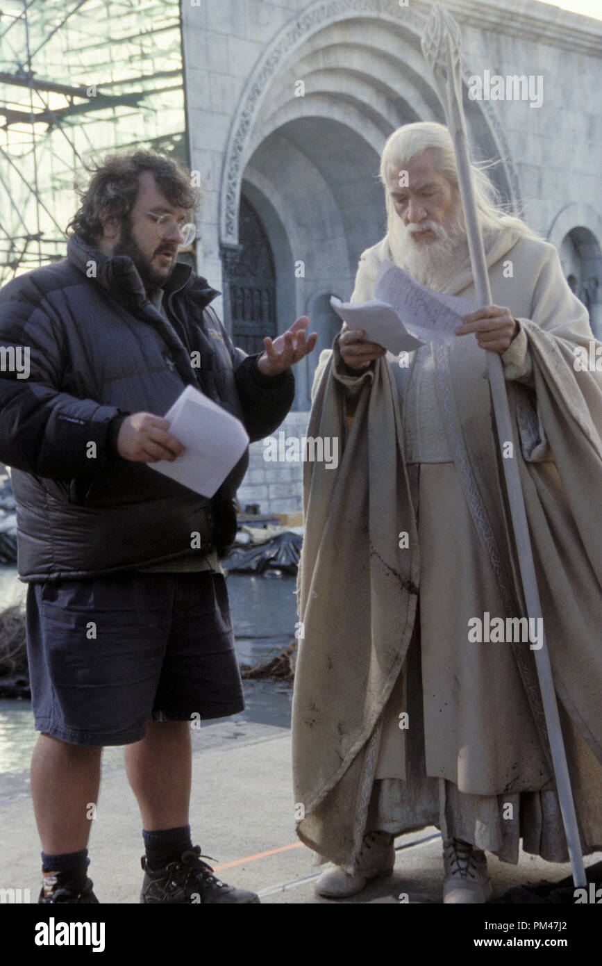 Newline Pictures Presents 'Lord of the Rings: The Return of the King' Dir. Peter Jackson and Ian McKellen © 2003 New Line Photo by Van Redin Stock Photo