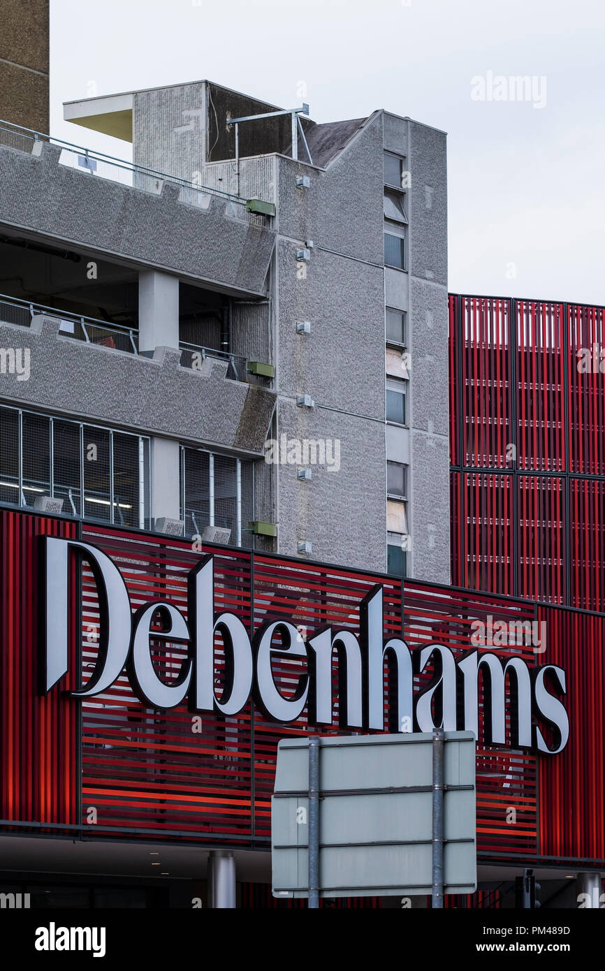 New Debenhams department store at the Intu Watford shopping centre