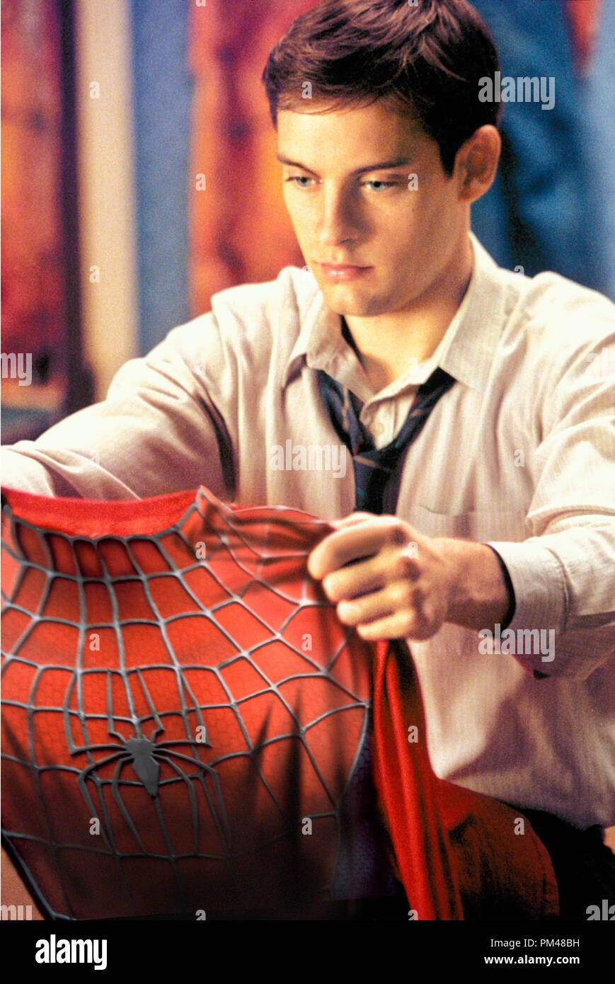 Spider-Man Tobey Maguire 2002 Stock Photo