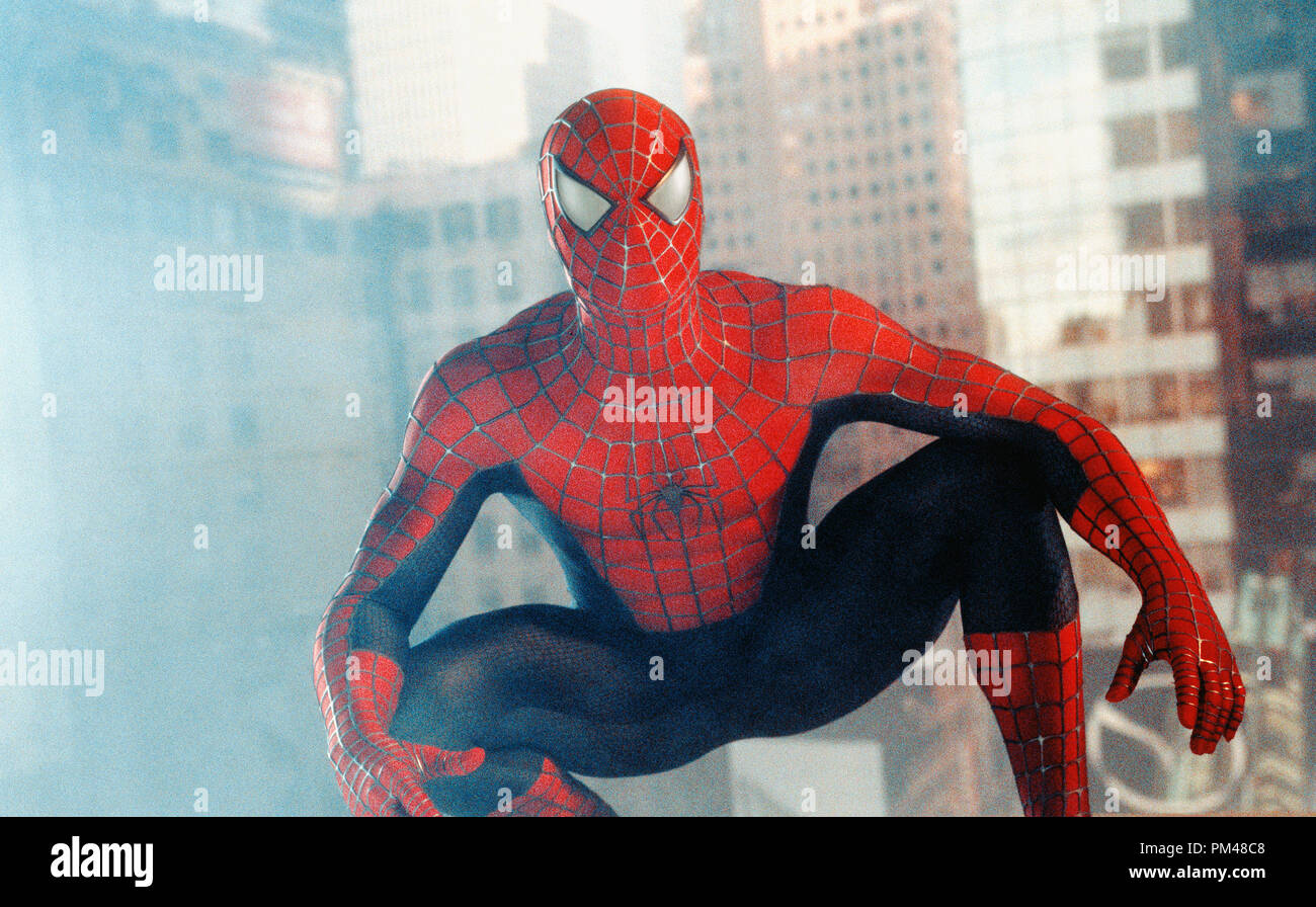 'Spider-Man' Tobey Maguire 2002 Stock Photo