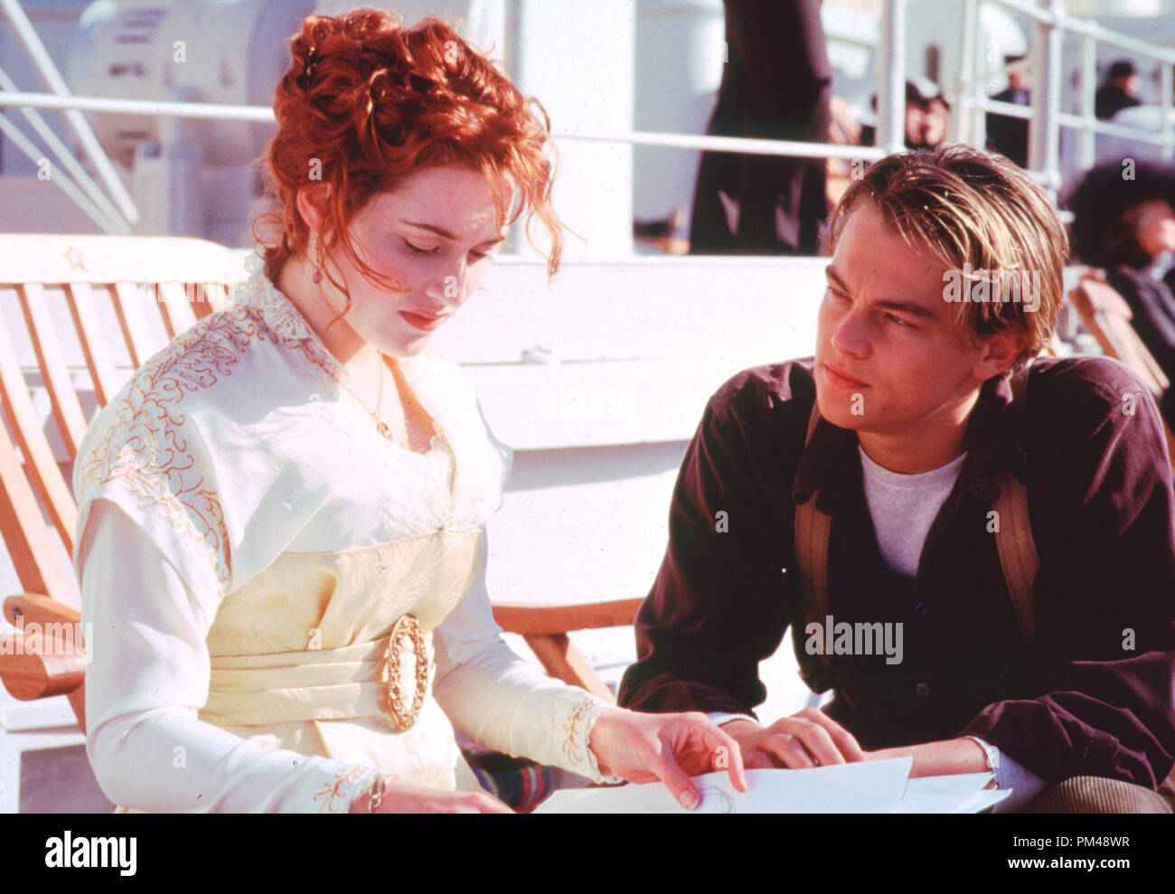 Twentieth Century Fox Presents 'Titanic' Kate Winslet, Leonardo DiCaprio © 1997 20th Century Fox Stock Photo