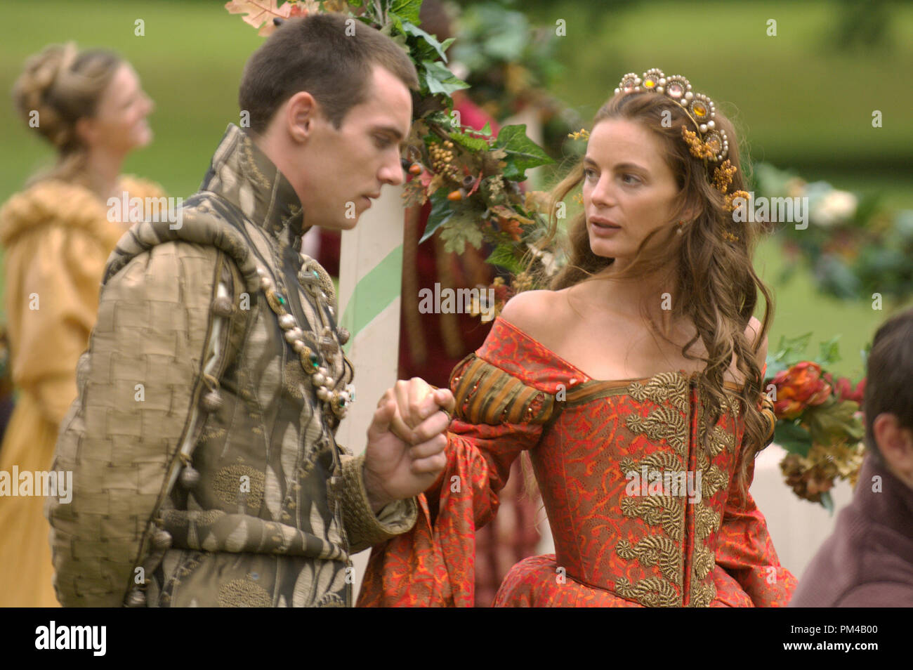 'The Tudors' Jonathan Rhys Meyers, Gabrielle Anwar 2007 Stock Photo