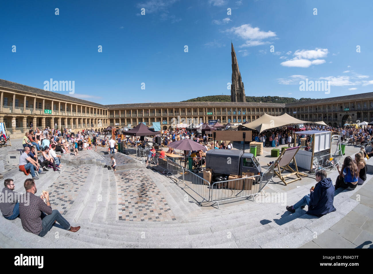 Beer and Food Festival at The Piece Hall, Halifax, Calderdale, West