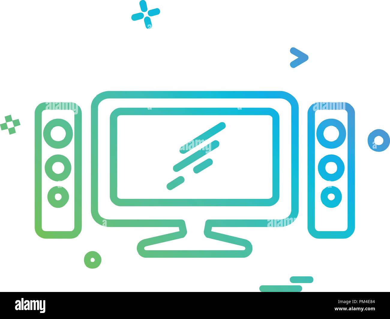 Computer icon design vector Stock Vector Image & Art - Alamy