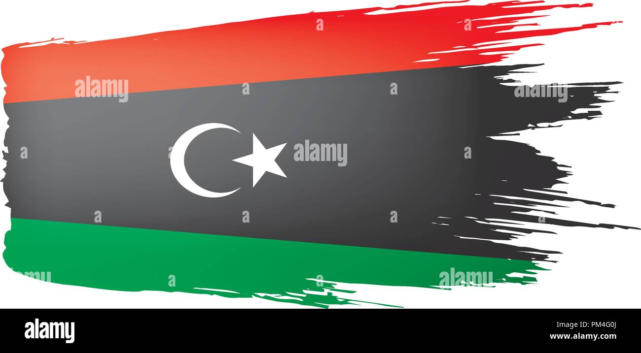 Old libyan flag Stock Vector Images - Alamy