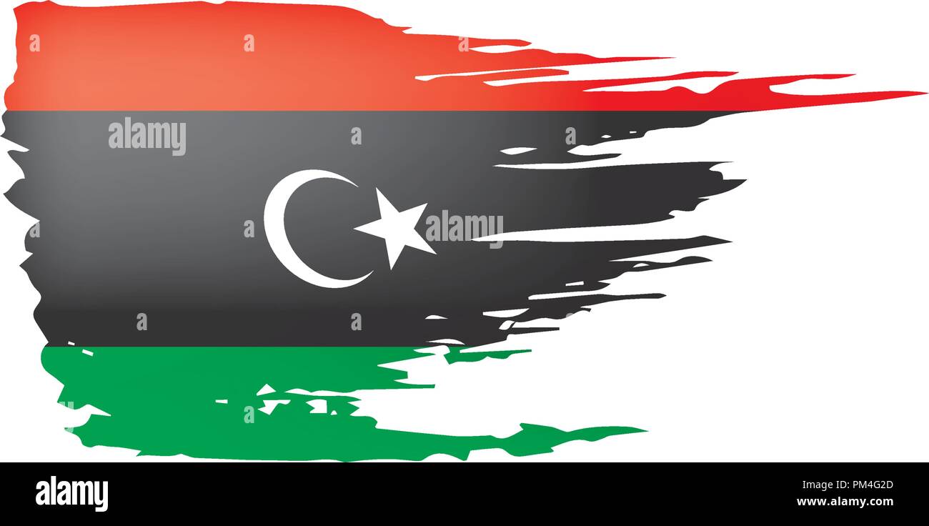 Old libya flag Stock Vector Images - Alamy