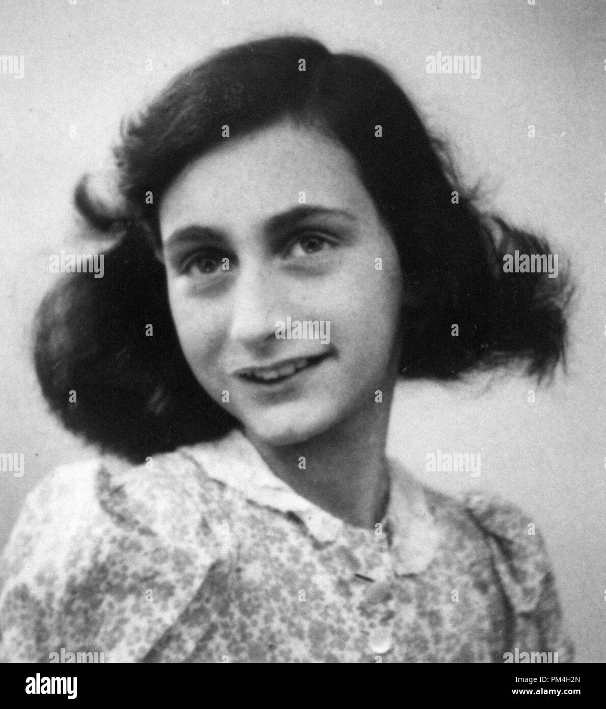 Annelies 'Anne' Marie Frank, circa 1942.  File Reference # 1003 195THA Stock Photo