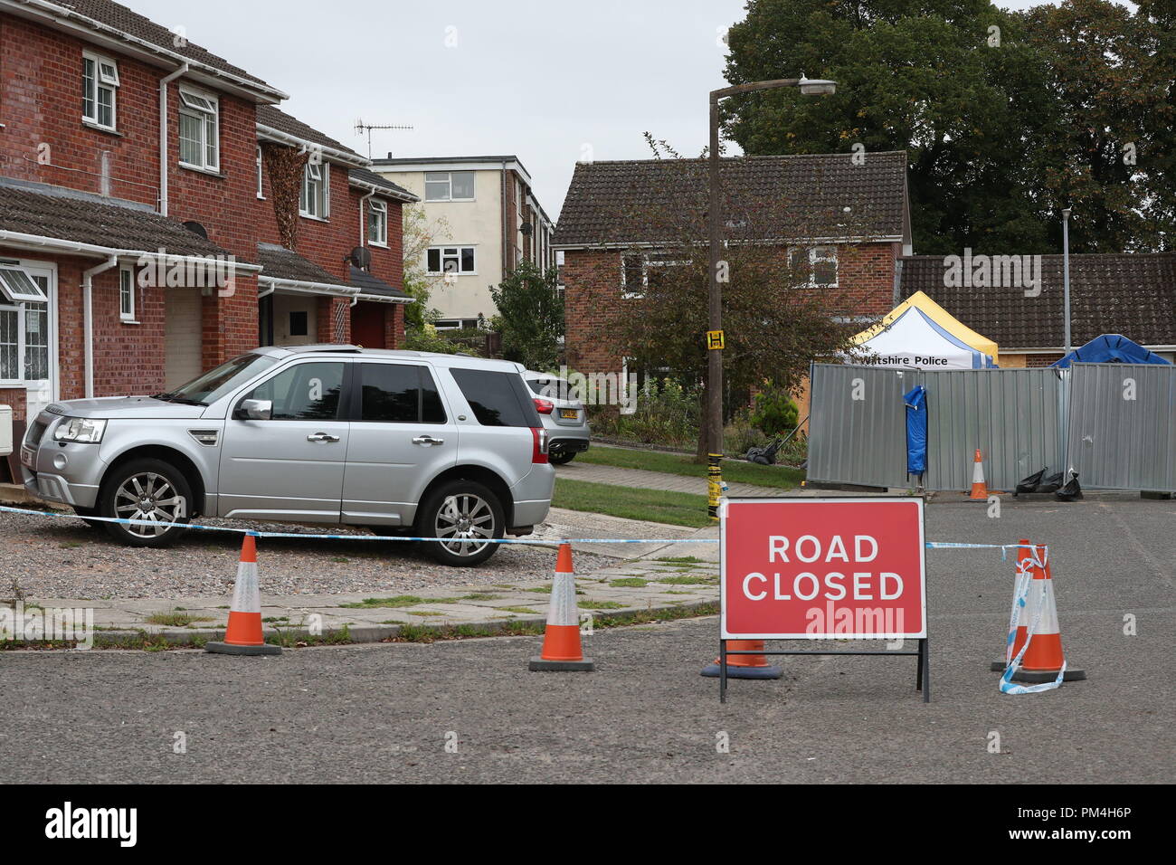 The home of former Russian spy Sergei Skripal on Christie Miller Road